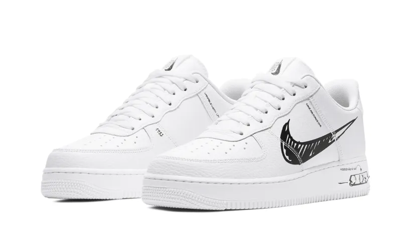 Nike Lifestyle Air Force 1 Low 'Sketch Pack - Black'